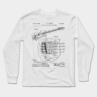 Fender Guitar Patent 1969 Long Sleeve T-Shirt